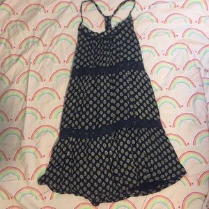 Hollister Patterned Spaghetti Strap Dress